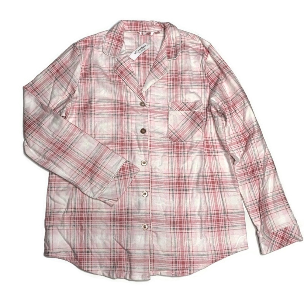 La vie en rose M new cotton pyjamas button down shirt